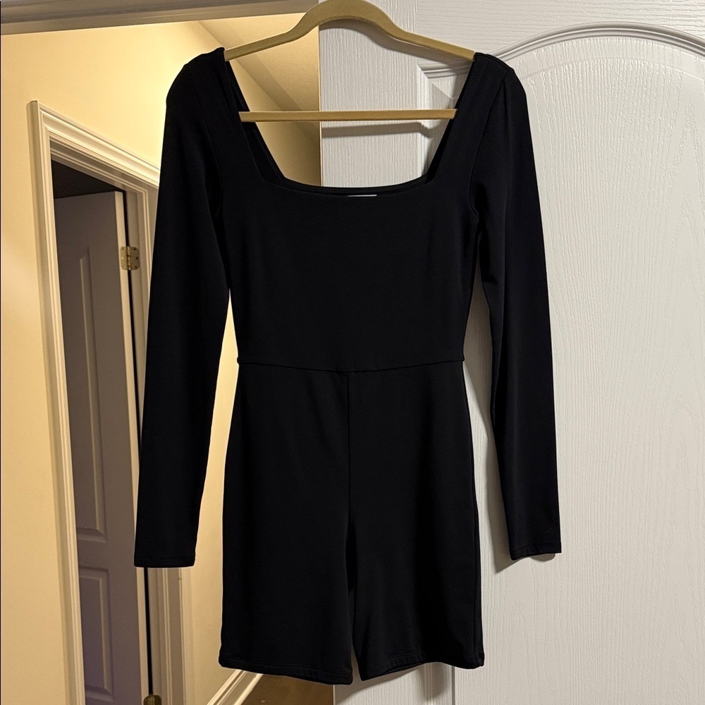 Babaton Black Long Sleeve Jumpsuit - Picture 1 of 5